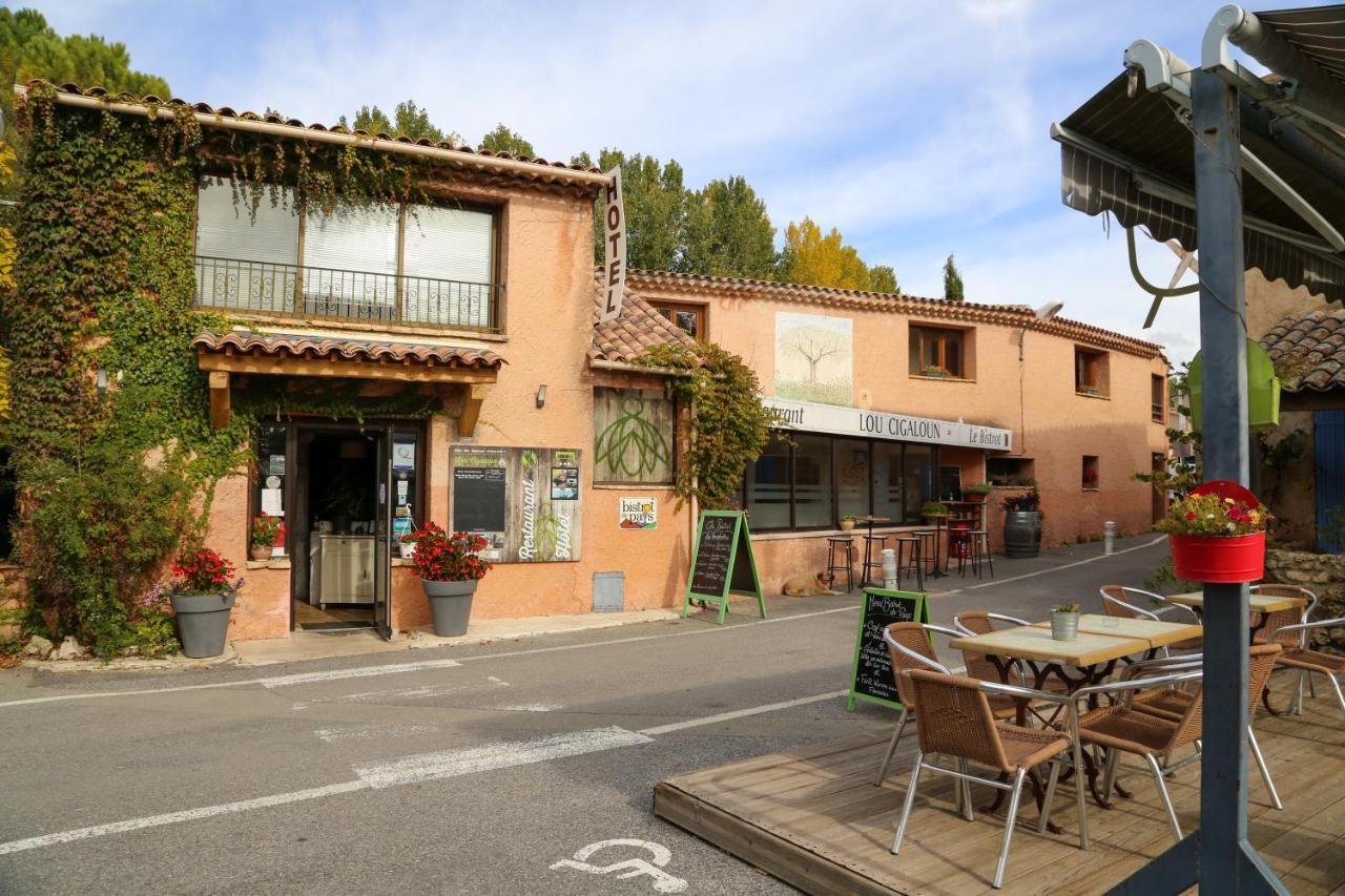 Lou Cigaloun Hotell Saint-Antonin-du-Var Exteriör bild