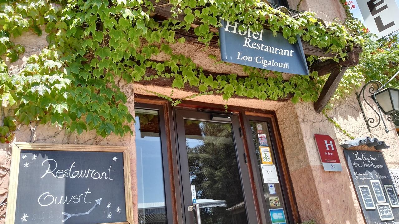 Lou Cigaloun Hotell Saint-Antonin-du-Var Exteriör bild